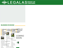 Tablet Screenshot of legalasgroup.com